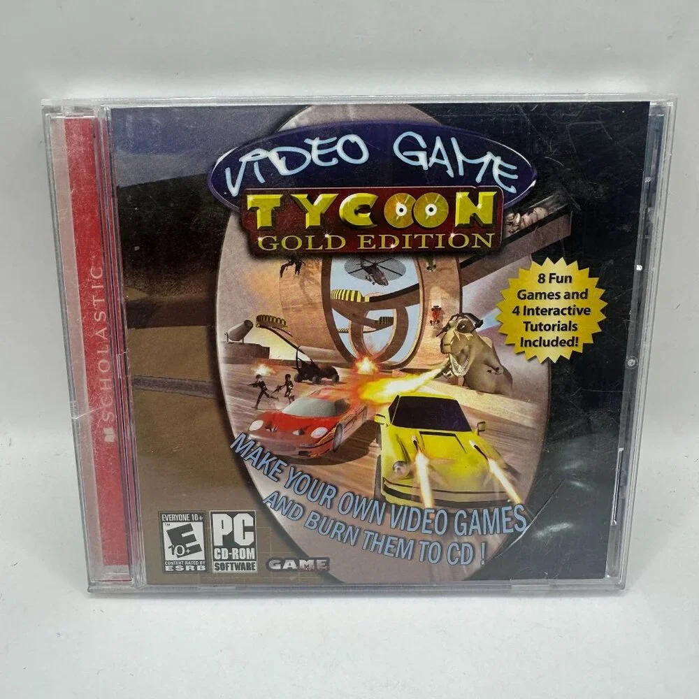 Video Game Tycoon Gold Edition PC CD-ROM Game Scholastic 2009